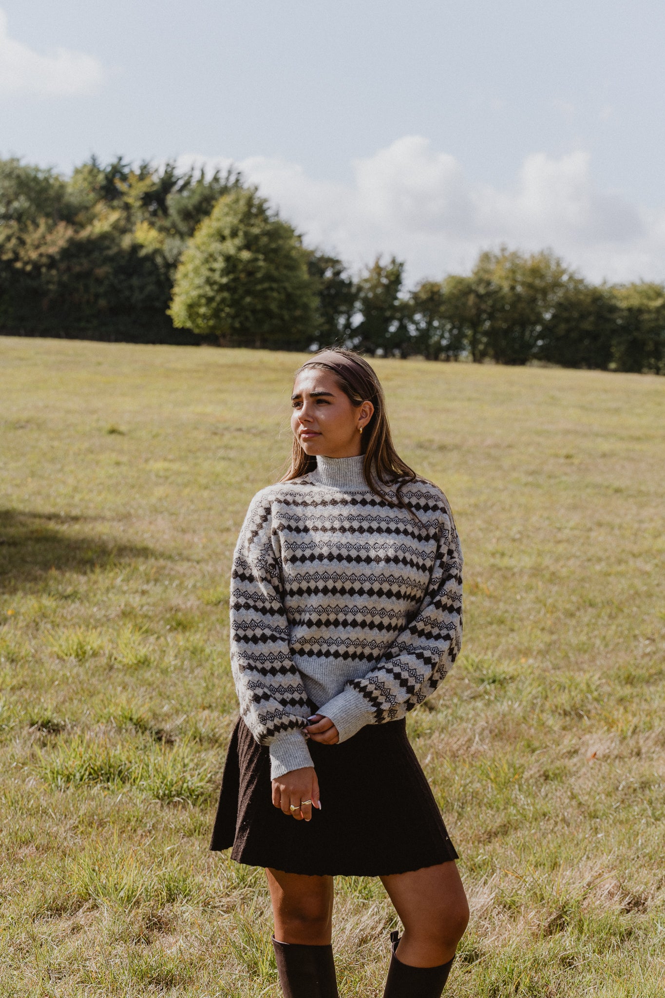 VMGAIVA Pullover - Light Grey Melange